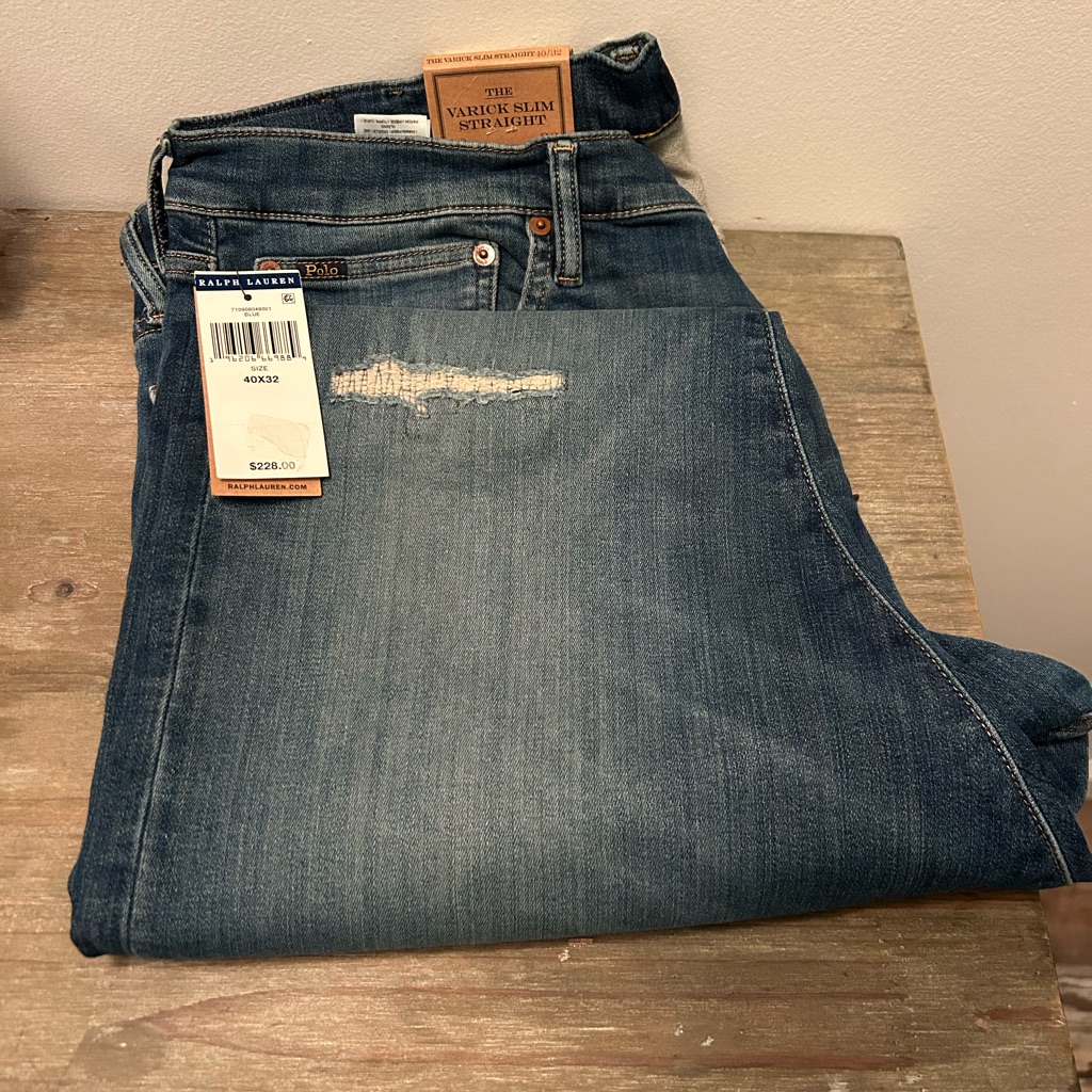 Polo By Ralph Lauren Blue Straight Jeans